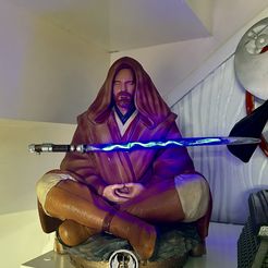 Obi Wan Kenobi Bust - Star Wars 3D Models - Tested and Ready for 3D printing