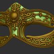 Filigree-Celebration-Mask-Marco-Valenzuela-2023-3.jpg 2 Part Filigree Celebration Mask . Masquerade Party . Mardi Gras .