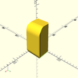 rcube1.png Rounded Cube Universal - OpenSCAD