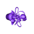 Bowsette and Piranha.stl Fichier STL Pot de fleurs Bowsette et tentacule Piranha・Modèle pour imprimante 3D à télécharger