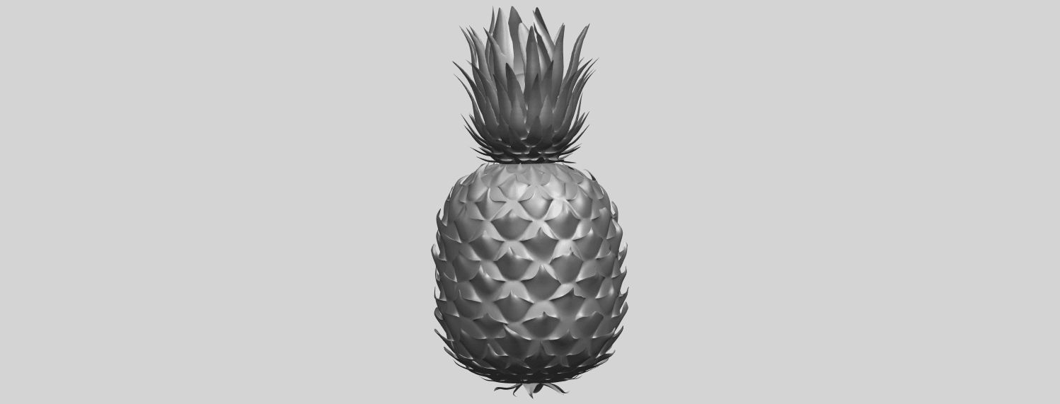 15_TDA0552_PineappleA01.png Download free file Pineapple • Template to 3D print, GeorgesNikkei