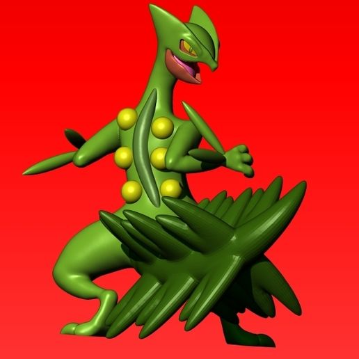 🐉 sceptile| pokemon・ STL File for ・Cults