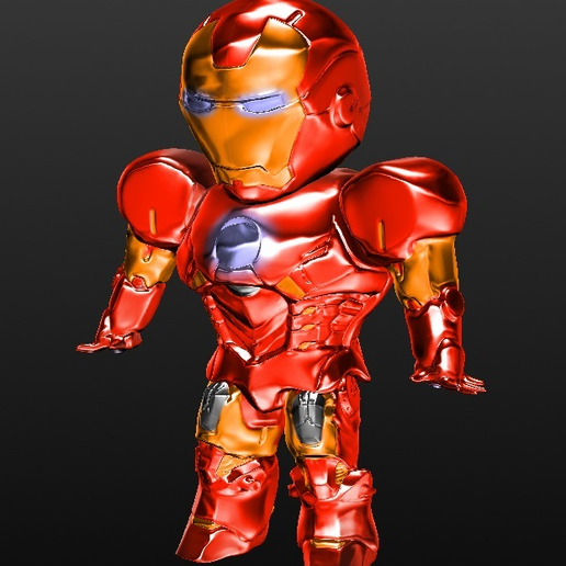 Descargar archivo OBJ gratis SD Iron man • Plan para la impresión en 3D ...