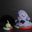 Gulpin-and-Swalot.png Gulpin and Swalot pokemon 3D print model