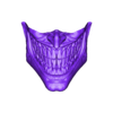 Joker Face Mask 2.stl Joker and Venom Joker Smile Face mask