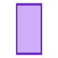 30x60mm Square Base.stl 25mm Square Bases for Rank and File Wargames (with magnet slots!)