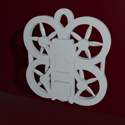 drone01.png 3D Drone Pendant - For True Enthusiasts of High-Flying Tech!