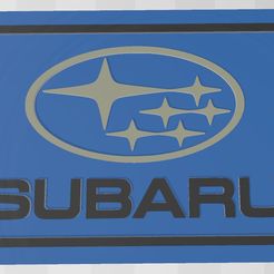 fvcdvdv.jpg Télécharger fichier STL Subaru logo • Modèle pour imprimante 3D, Helegias