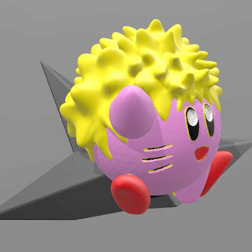 dd.PNG Download OBJ file Kirby Naruto • 3D printing design, BODY_3D