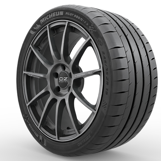 OZ HyperGT HLT Wheel & Tire – Detailed 3D Model