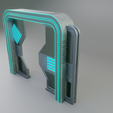 10-1080_1920-lightbox.png Futuristic Sci-fi low poly gate fully rigged and animated ready to use in Games