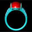 Nhan-nu-da-mau-6214-01.png Gemstone ring - Oval stone ring - Womens ring - N6214