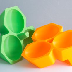 IMGP0814.jpg Free STL file Triple Snowball Maker・3D printing design to download