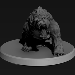bear-005.png STL file D&D Bear・3D printing template to download