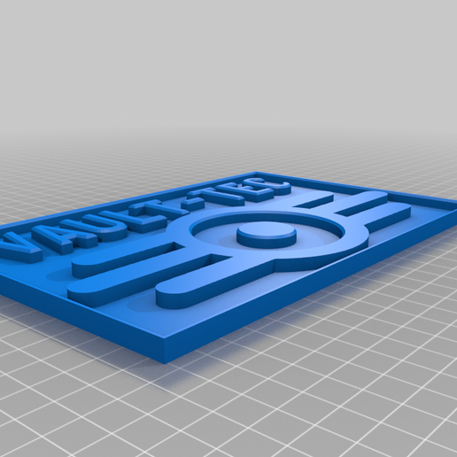 Download free STL file Fallout Vault Tech Logo • 3D print design ・ Cults