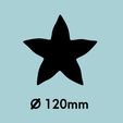 size.png Star Lily - Molding Arrangement EVA Foam Craft