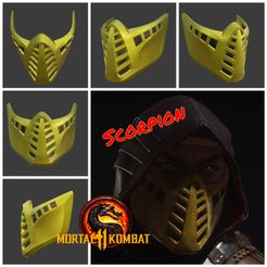 PoCL.jpg Scorpion mask from Mortal Kombat 11 ( Classic )