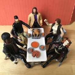 thanksgiving.jpg Archivo STL gratis Mesa plegable (escala 1/18)・Modelo imprimible en 3D para descargar