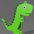 Llaveros_Dinosaurios-2.png STL-Datei Dinosaurier Schlüsselanhänger Kollektion・3D-Druckvorlage zum Herunterladen