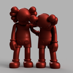 STL file Kaws Off White BFF・3D printing template to download・Cults