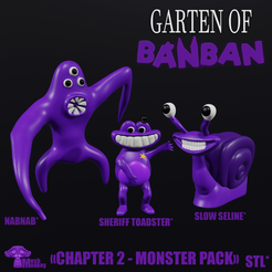 STL file Banbaleena GARDEN OF BANBAN 3d model download 🎲・3D printing model  to download・Cults