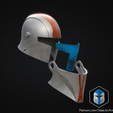 Medieval-Republic-Commando-Exploded.png Bartok Medieval Republic Commando Helmet - 3D Print Files