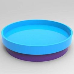 untitled.265.jpg Free STL file simple lazy susan・3D print design to download