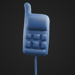 MobilePhone1.png Archivo STL Teléfono móvil de dibujos animados Puffy・Objeto de impresión 3D para descargar
