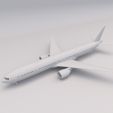 Boeing 777 1.jpg Boeing 777 PRINTABLE Airplane 3D Digital STL File