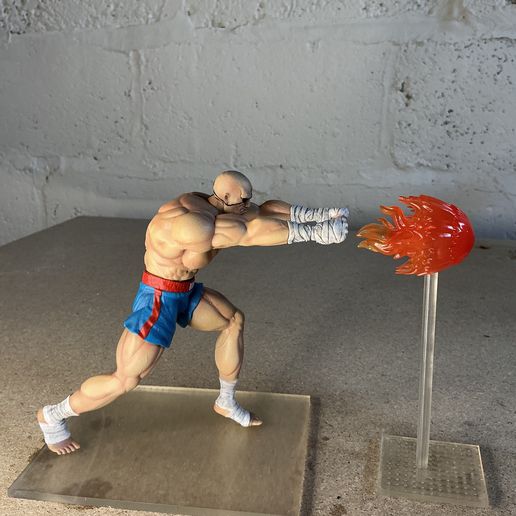 Sagat Street Fighter Tiger Shot Model