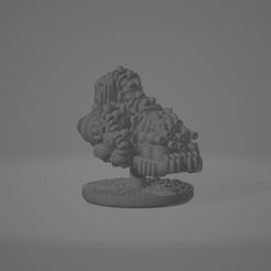 Ork-Killship.png STL file Battlefleet Gothic Ork Killships・Design to download and 3D print