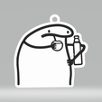Sin-título.png Flork tomando mate - брелок для ключей Flork