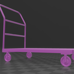 chariot-a-roulettes-1.png STL file cart with wheels・3D print design to download