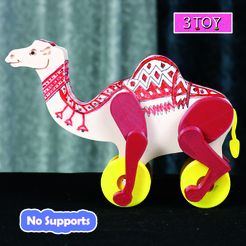 c5.jpg STL file Walking Camel - Toy・3D print design to download