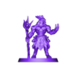 Werewolf_Shaman_Pose_2_Base.obj Werewolf Shaman 3D print model