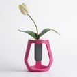 gravity_01.jpg Free STL file Gravity - Flower vase・3D printer design to download