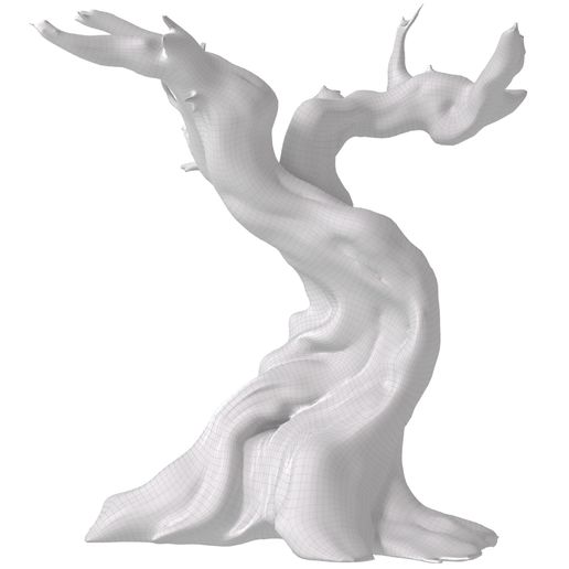 3ddd3.jpg Ornemental Rustique torsadé arbre sec branches noueuses modèle 3D