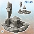 3.jpg Grande base circulaire avec tour et dôme (12) - Future Sci-Fi SF Infinity Terrain Tabletop Scifi
