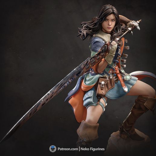 🏹 Hunter - Monster Hunter Wilds Game Figure for 3D Printing・ 3D