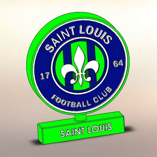 SAINT LOUIS, DESK ORNAMENT 3D model