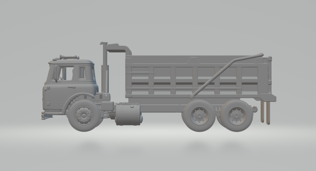 STL file international cabover loadstar・3D print model to download・Cults