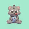 Cod57-Hungry-Cat-1.jpeg 3D file Hungry Cat・3D printing idea to download
