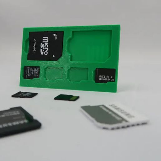 🔌 SD/Micro SD Card Kit・ STL File for 3D printing, CNC machining - Laser ...