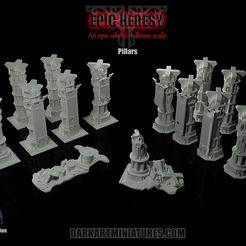 eh-pillars.png 3D file Epic Heresy: Pillars・3D printing design to download, Darkartminiatures