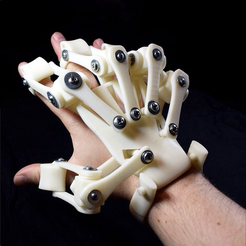 3D_PRINTED_EXOSKELETON_HAND.png Fichier 3D gratuit Exosquelette de Mains imprimés en 3D・Design pour imprimante 3D à télécharger, 3DPrintIt