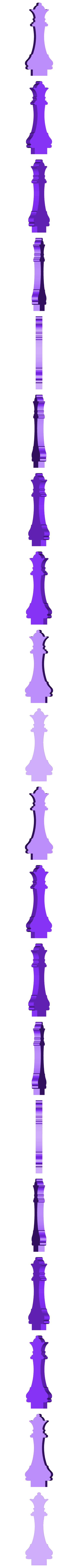 Queen.stl Laser Cut Chess Game