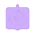 mod 9.STL Horse logo keychain