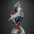 04.png SUPERMAN & KRYPTO FULL STATUE + BUST 3D PRINT
