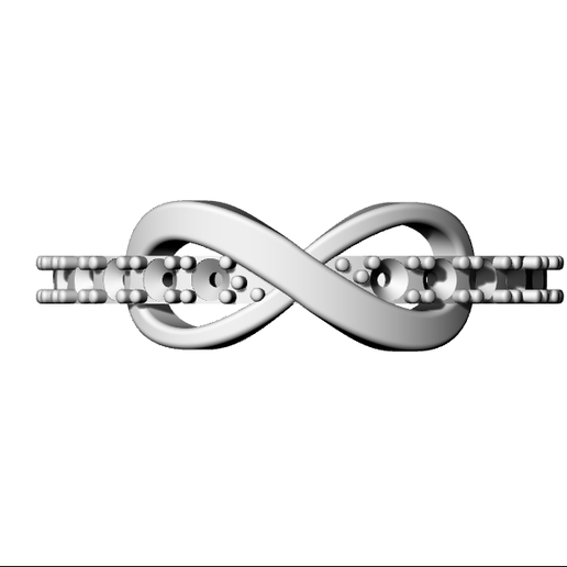 ♾️ INFINITY RING・ STL File for 3D printing・Cults