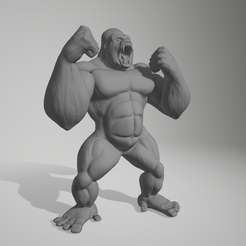 Kong01.png Fichier STL King Kong・Objet pour impression 3D à télécharger, AlexDiaz